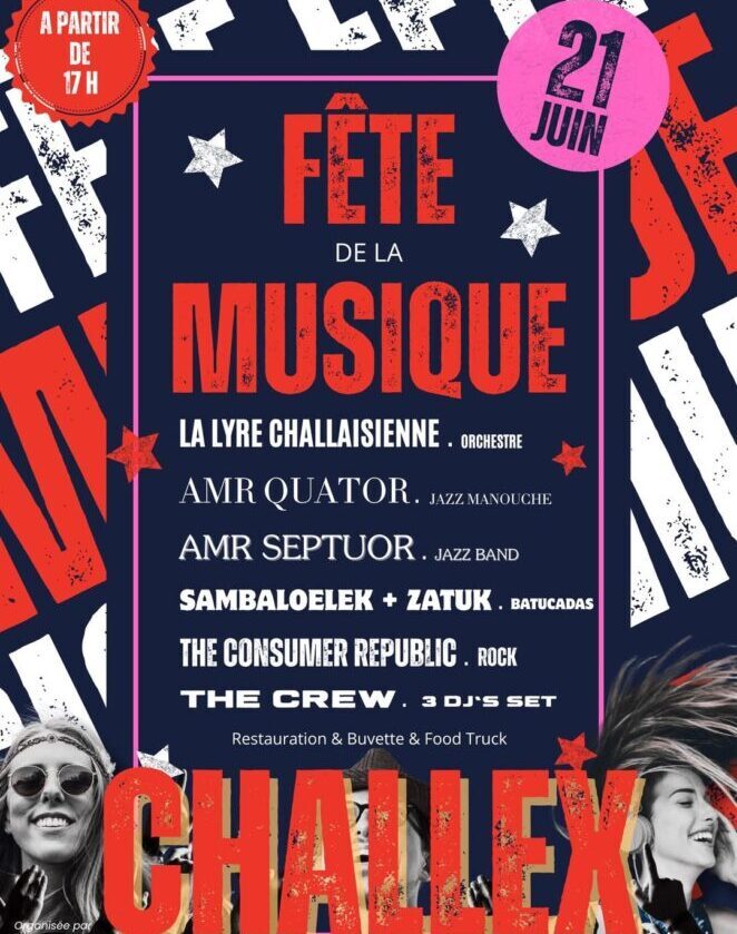 agenda-sambaloelek-fête_de_la_musique_Challex Affiche fête de la musique Challex