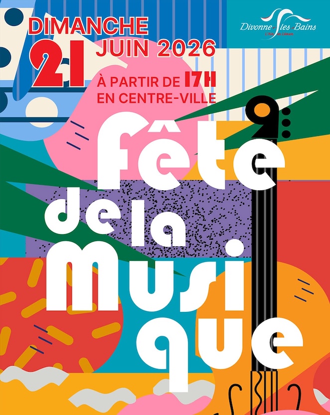 Affiche fête de la musique Challex